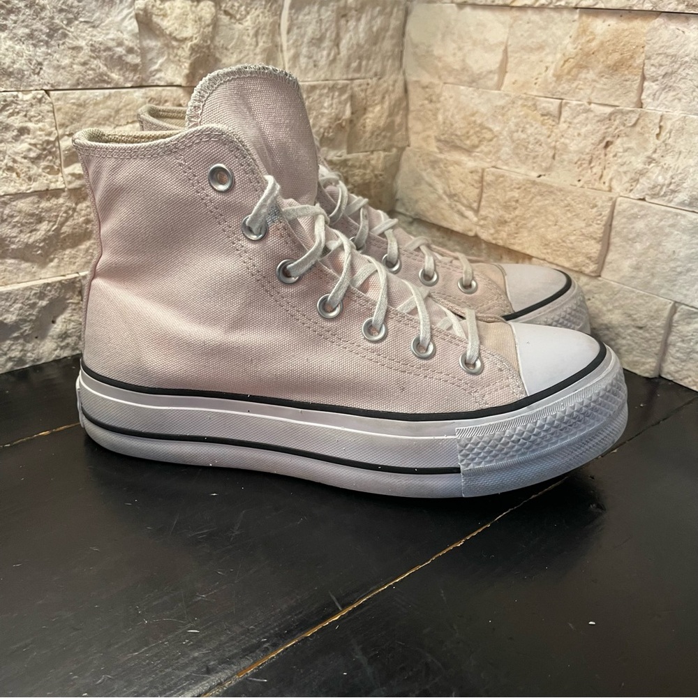 Converse Chuck Taylor All Star Lift Decade Pink High Top Platform Shoes Sz 7.5